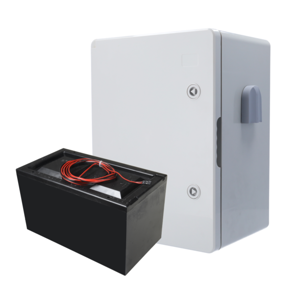 Kit batería con caja poliéster - AJ-BATTERYBOX-14M