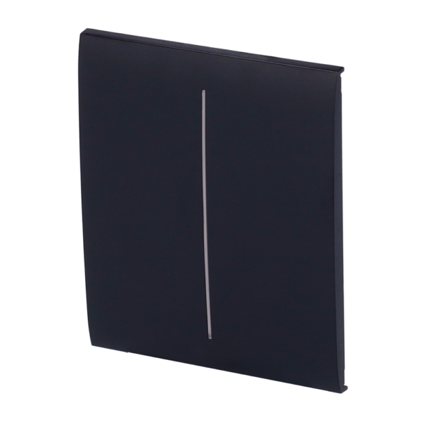 Panel táctil para interruptor de luz doble - AJ-CENTERBUTTON-2G-B