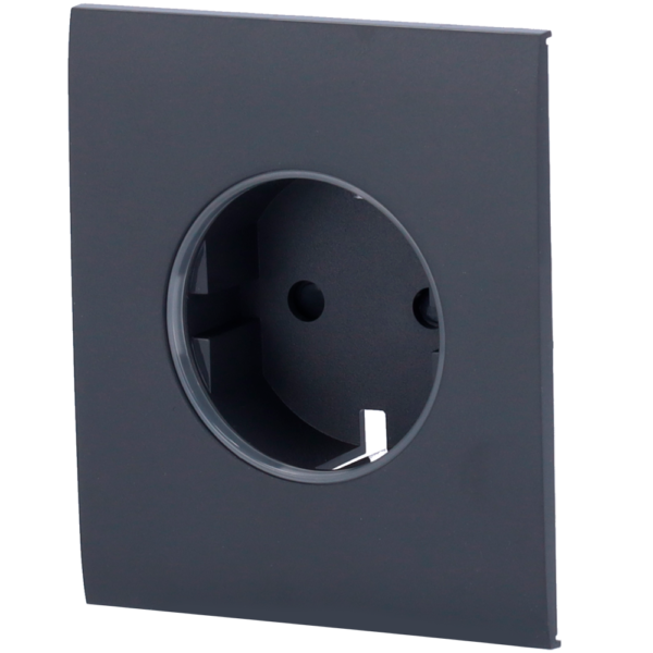 Tapa central para enchufe inteligente tipo F - AJ-CENTERCOVER-SMART-GRA