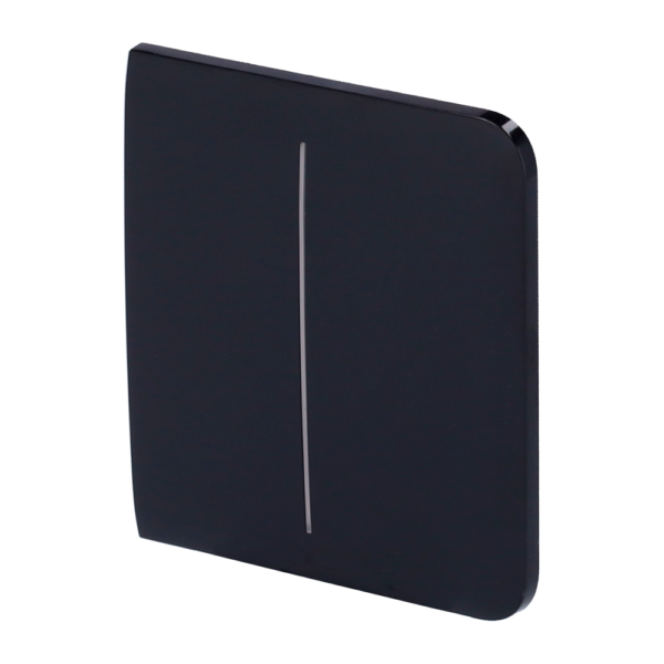 Panel táctil para un interruptor doble de luz - AJ-SIDEBUTTON-2G-B