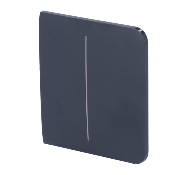 Panel táctil para interruptor de luz doble - AJ-SIDEBUTTON-2G-GRA