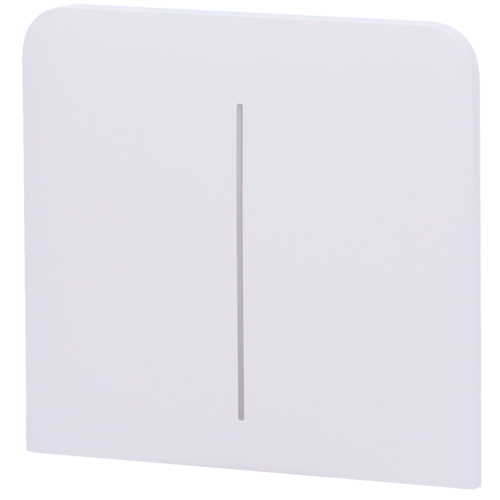 Panel táctil para interruptor doble vertical – AJ-SIDEBUTTON-2G-W-VERT