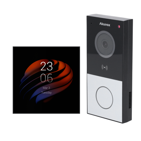 Kit de domótica y videoportero Android - AK-KIT-E12PS51-POE