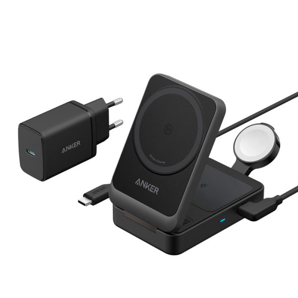 Cargador inalámbrico 3 en 1 Anker - ANK-2557-3-IN-1-B