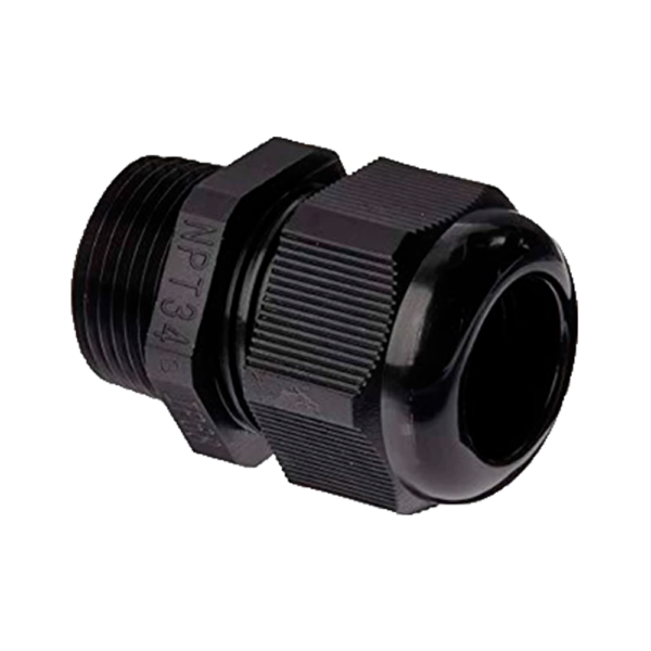 Racor impermeable - CABLE-GLAND-NPT3/4-BLACK