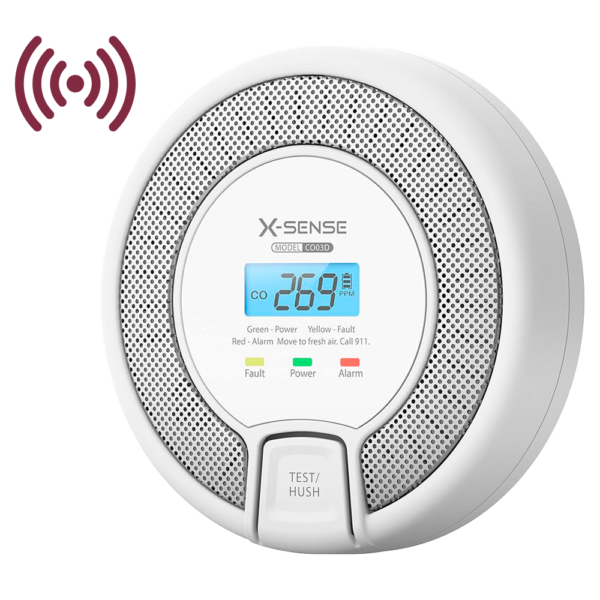 Detector de CO autónomo X-Sense - CO03D-W