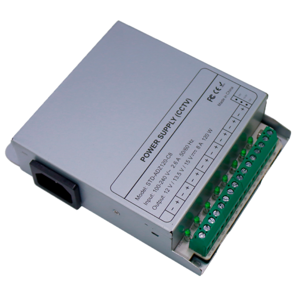 Fuente de alimentación conmutada - DC12V10A-8-DIN