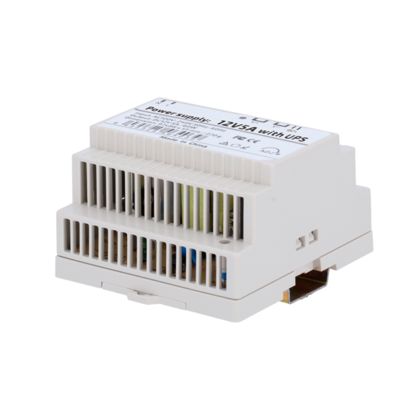 Fuente de alimentación con función UPS - DC12V5A-DIN-UPS-P