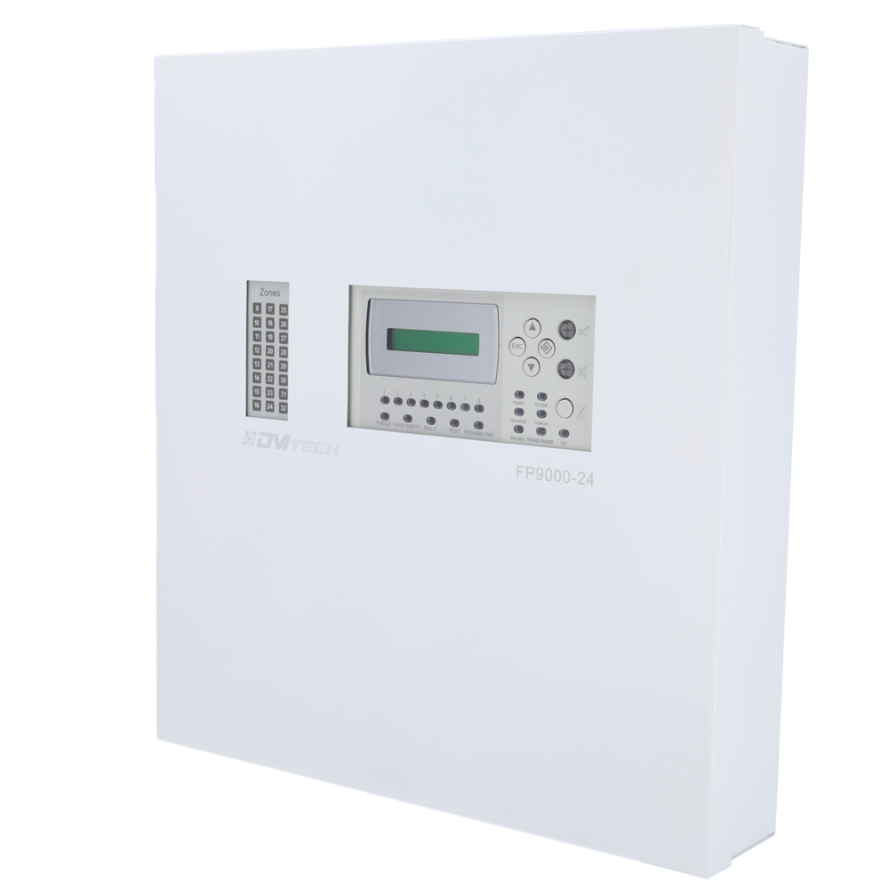 Central convencional de 24 zonas con pantalla LCD – DMT-FP9000-24