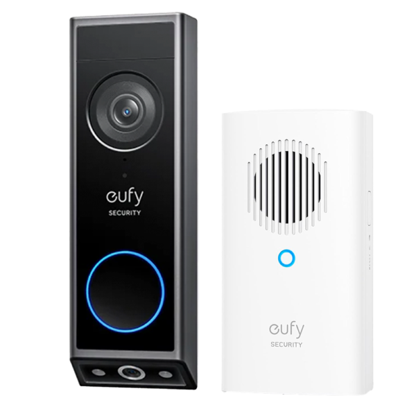 Kit de Timbre Wifi doble cámara Eufy by Anker - EUFY-DOORBELL-E340-KIT