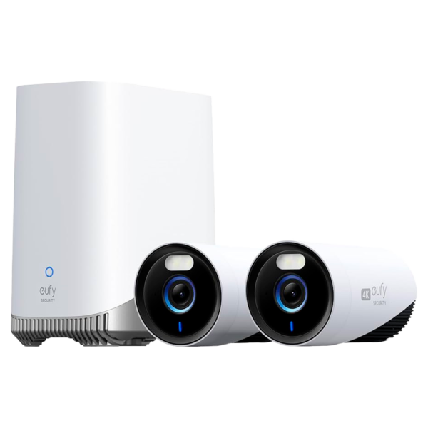 Kit 2 Cámaras + 1 HomeBase 3 Eufy by Anker - EUFY-EUFYCAM-E330-KIT2