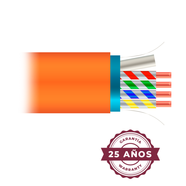 Cable FTP  Cat 6A libre de halógenos - FTP6A-500-H-C