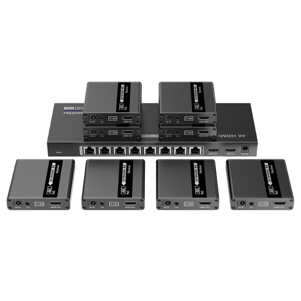Splitter-Extensor HDMI1x8 - HDMI-SPL-1x8-4K30-CAT6