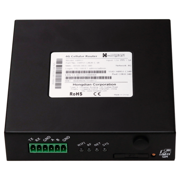 Hongdian Router Industrial 4G - HG-H8951-L4EA-S-WG