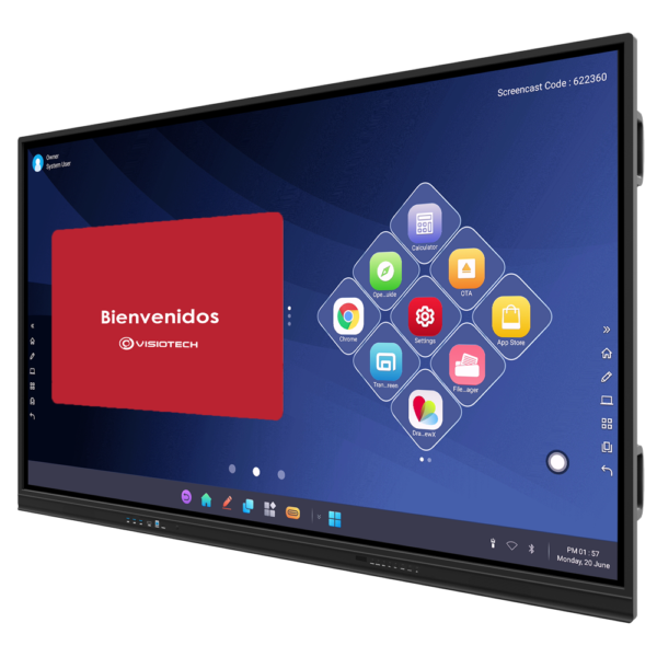 Pantalla interactiva IBOARD 75'' 4K - IB-TE-MP-75E1-V3L