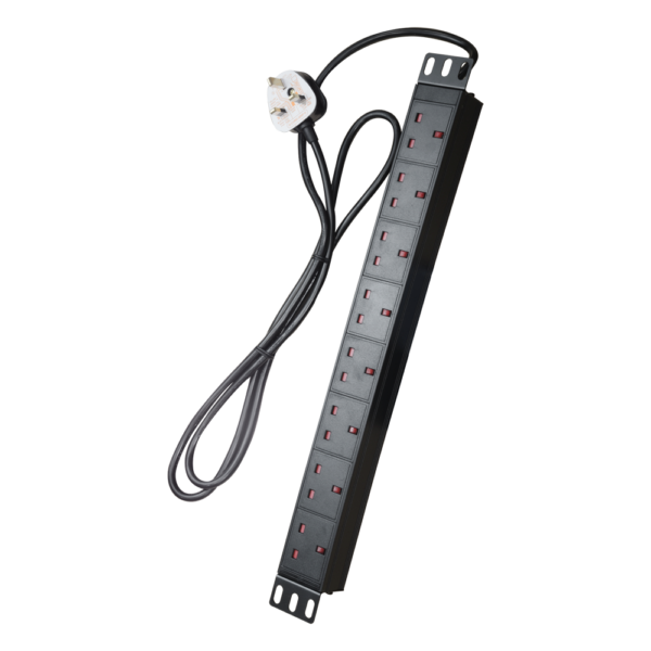Regleta con enchufe UK - PDU-8P1U-UK
