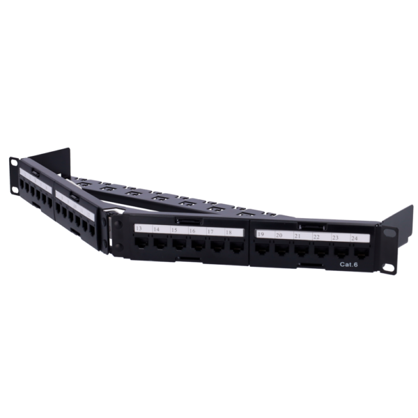 Patch panel angular de 24 puertos UTP - PP-A24UTP6