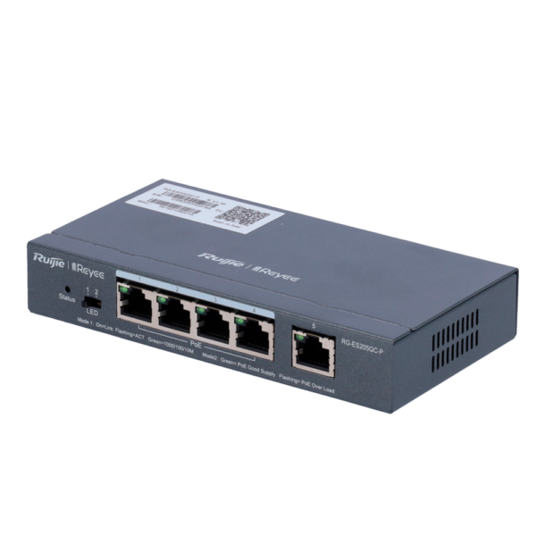 Reyee Switch PoE Cloud Gestionable - RG-ES205GC-P
