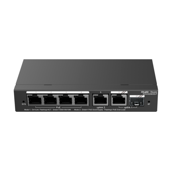 Reyee Switch PoE Cloud - RG-ES206GS-P
