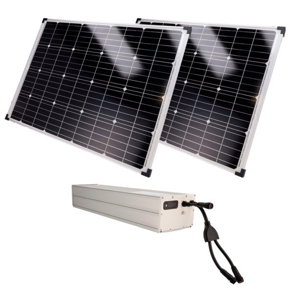 Sistema de alimentación autónoma para CCTV - SF-SOLARKIT-BATT-1920WH-24V