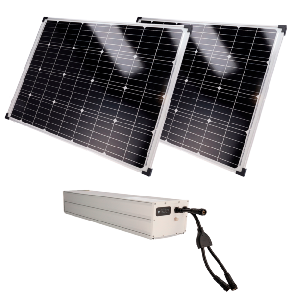 Sistema de alimentación autónoma para CCTV - SF-SOLARKIT-BATT-2560WH-24V