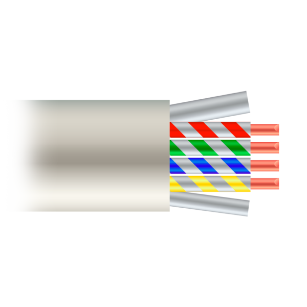 Safire Cable UTP categoría 6 - SF-UTP6-100-H-23AWG-G