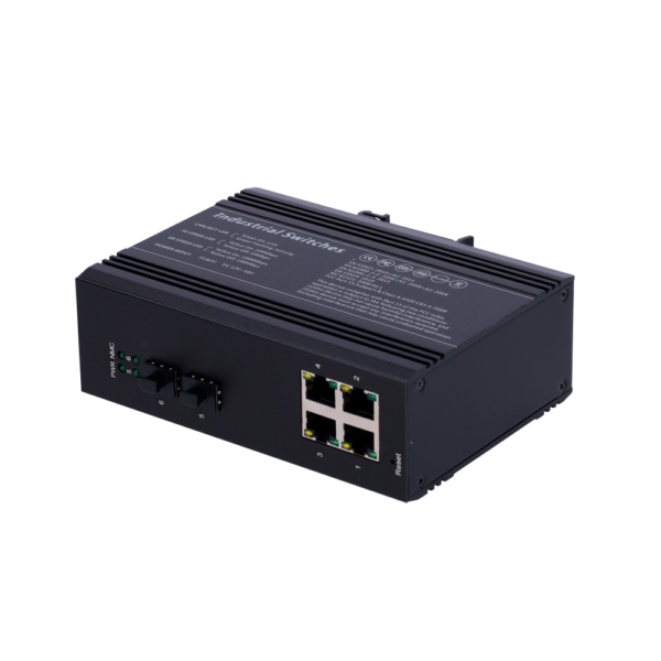 Switch PoE Marca Blanca - SW0604HIPOE-MGF-120-DIN