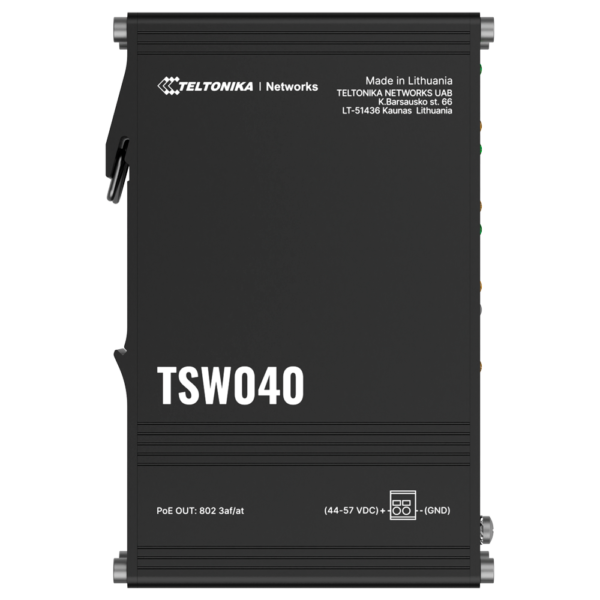 Teltonika Switch PoE No gestionable Industrial - TK-TSW040