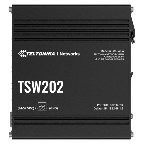 Teltonika Switch PoE Gestionable Industrial - TK-TSW202