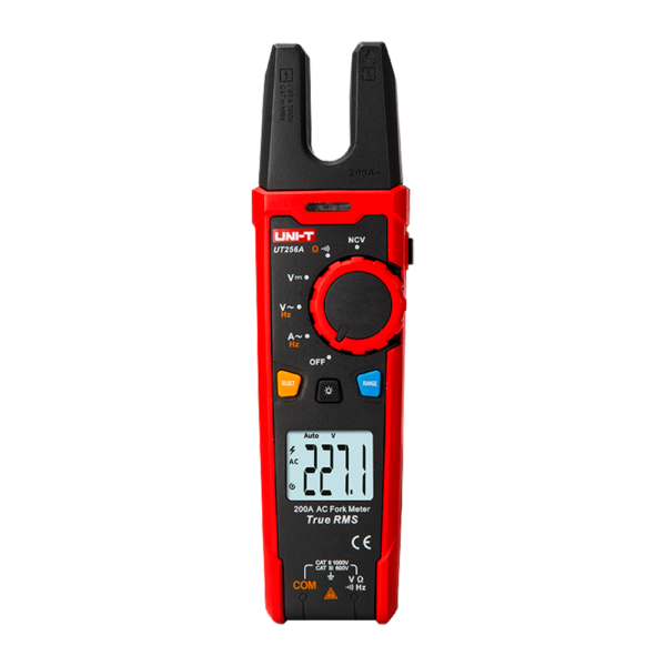 Pinza amperimétrica tipo tenedor - UT256A