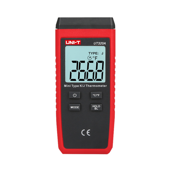 Termómetro con sondas tipo K y J - UT320A