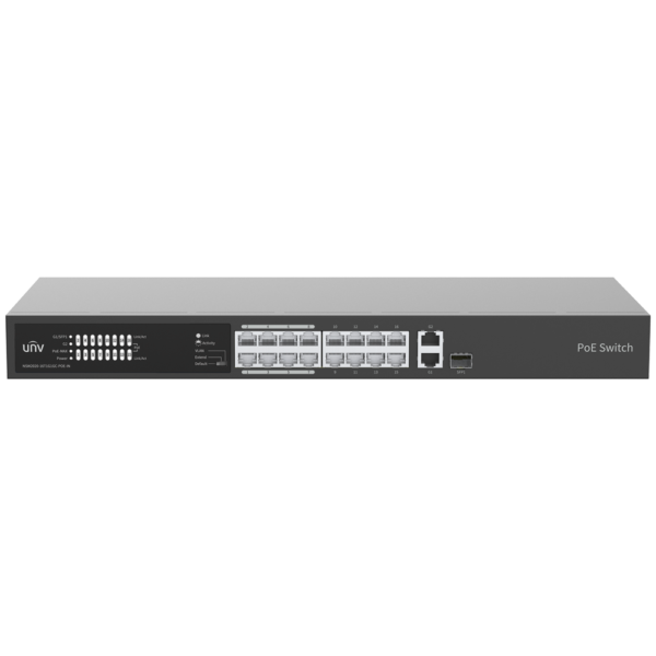 Uniview Switch PoE Enracable - UV-NSW2020-16T1GT1GC-POE-IN