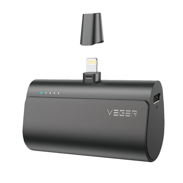 VEGER Mini Power bank con LEDs carga - VG-W0556P
