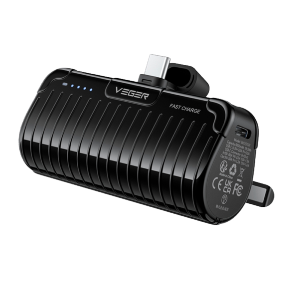 VEGER Mini Power bank con LEDs carga - VG-W0558
