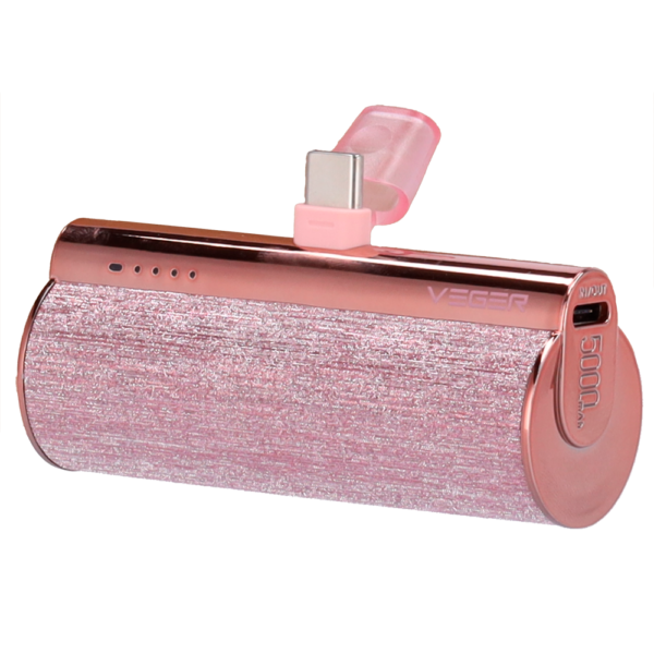 VEGER Mini Power bank con LEDs carga - VG-W0573-R