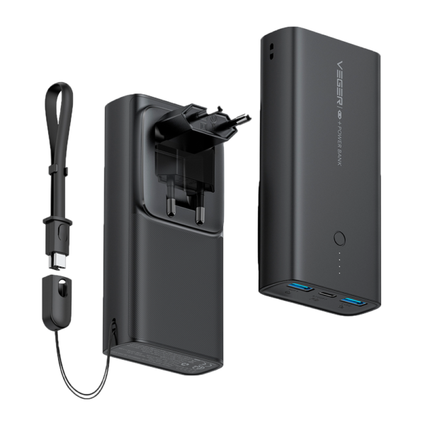 VEGER Power bank con LEDs de carga - VG-W1146
