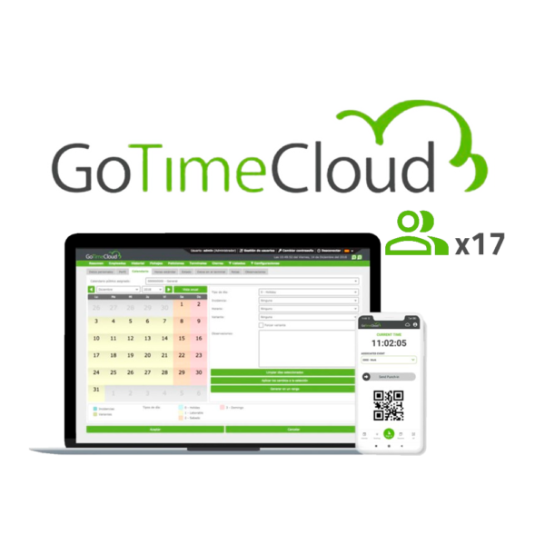 Licencia nube control de presencia - ZK-GOTIMECLOUD-17