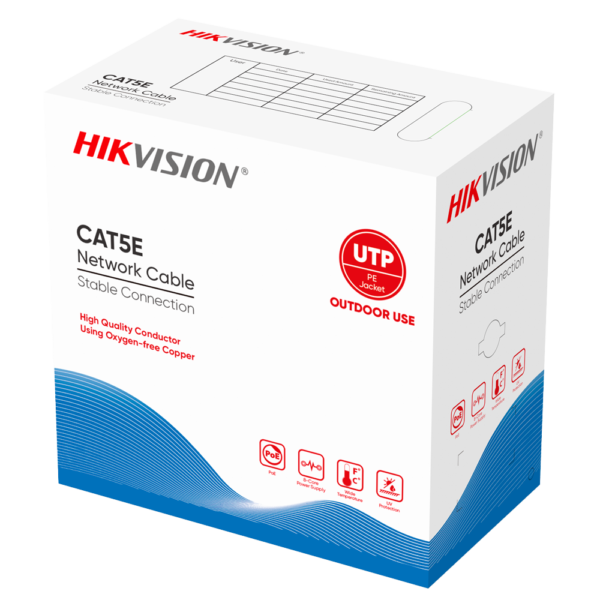 Hikvision cable UTP categoría 5E - DS-1LN5EO-UU/E