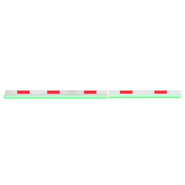 Brazo de barrera para parking - PB-BOOM-TELESCOPIC-6M-LED