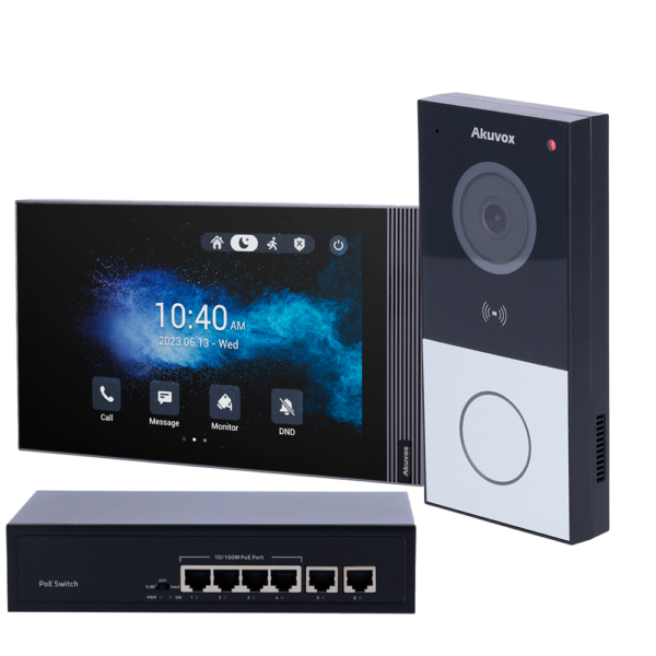 Kit de videoportero en superficie Linux - AK-KIT03-IP