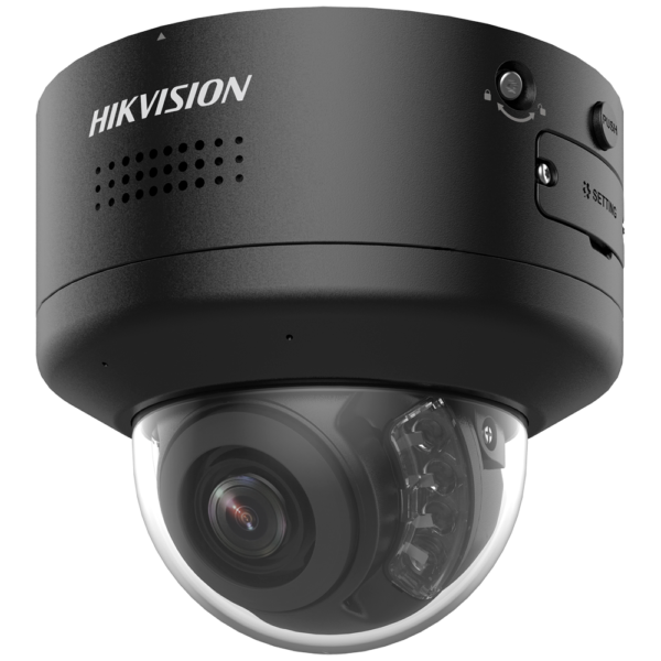 Hikvision cámara Domo IP gama PRO 4 MPx - DS-2CD2746G2H-IPTRZS2U/SL(2.8-12)BLK