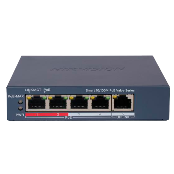 Hikvision Switch PoE Gestionable - DS-3E1105P-EI/MV2