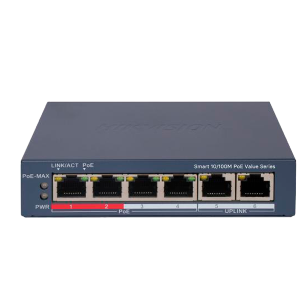 Hikvision PoE Switch Gestionable - DS-3E1106P-EI/M