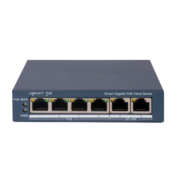 Hikvision Gigabit PoE Switch Gestionable - DS-3E1506P-EI/M