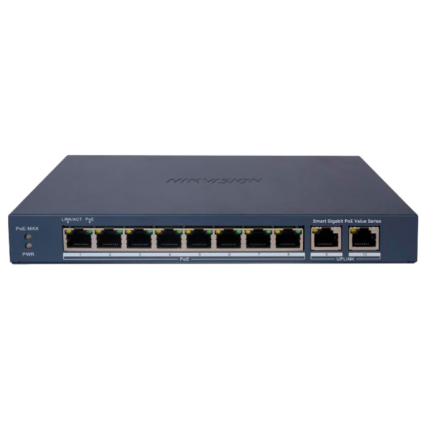 Hikvision PoE Switch Gestionable - DS-3E1510P-EI/M(B)