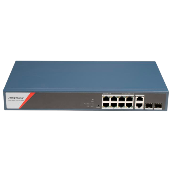 Switch PoE Hikvision - DS-3E1512HP-SI-8P2T2F