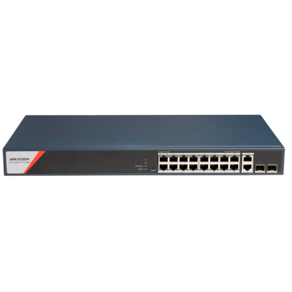 Switch PoE Hikvision - DS-3E1520HP-SI-16P2T2F