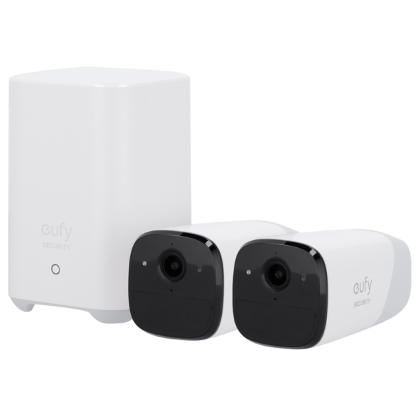 Kit 2 Cámaras + 1 HomeBase Eufy by Anker - EUFY-CAM2PRO-S221