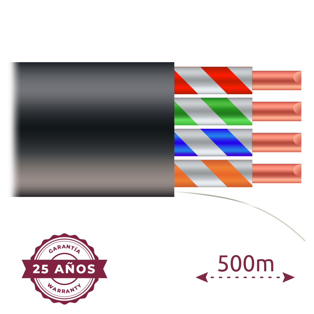 Cable UTP – UTP5E-500-OUTDOOR