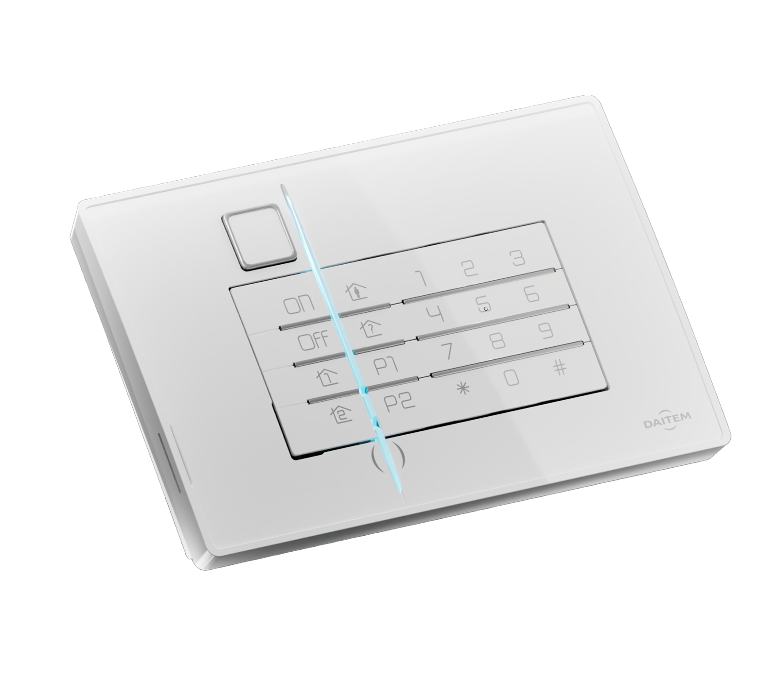 Teclado interior con lector de tarjetas DAITEM